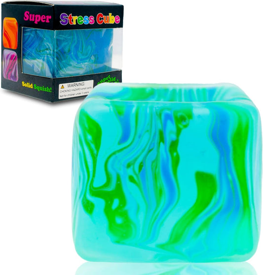 Schylling Brand Original Super Nee Doh Stress Ball Fidget Toy - Huge 4.5" in Diameter - Jumbo Squishy Squeezy Fun - Colors Assorted - Ages 3+