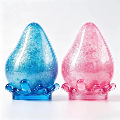 Water Drop Squeeze Squishies, Dream Squishy Drop Squishy Stress Ball,Drop Gifts for Anxiety Relief Office Easter Birthday (Pink)