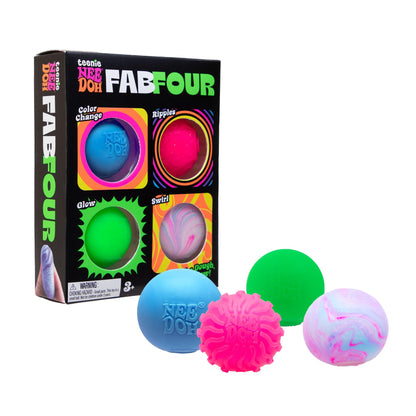 Schylling NeeDoh Advent Calendar - 24 Days of Sensory Surprises - Squishy Toys with Fun Shapes and Textures - Ages 3 and Up - Color May Vary; 24 NeeDoh Toys in One Calendar