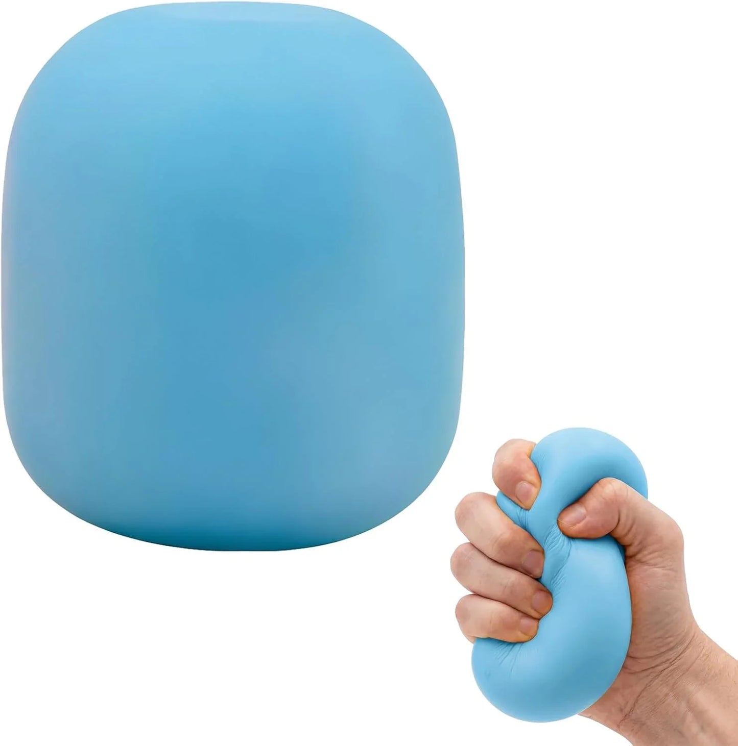 Gum Drop Squeeze Color Changing Squishy, Slow Stress Balls Fidget Sensory Toys for Adults,Gum Drop Shape Fidgets for Pull Stretch Squishy Toy (Blue) - US 4094