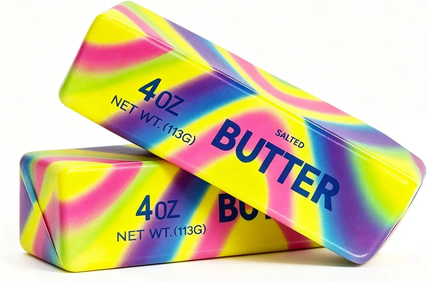 Slow Rising Squishy，Taba Squishy, Stress Balls，Party Favor Gift (Butter stick-2pcs)-0519 (Colorful-2pcs) - US 2441